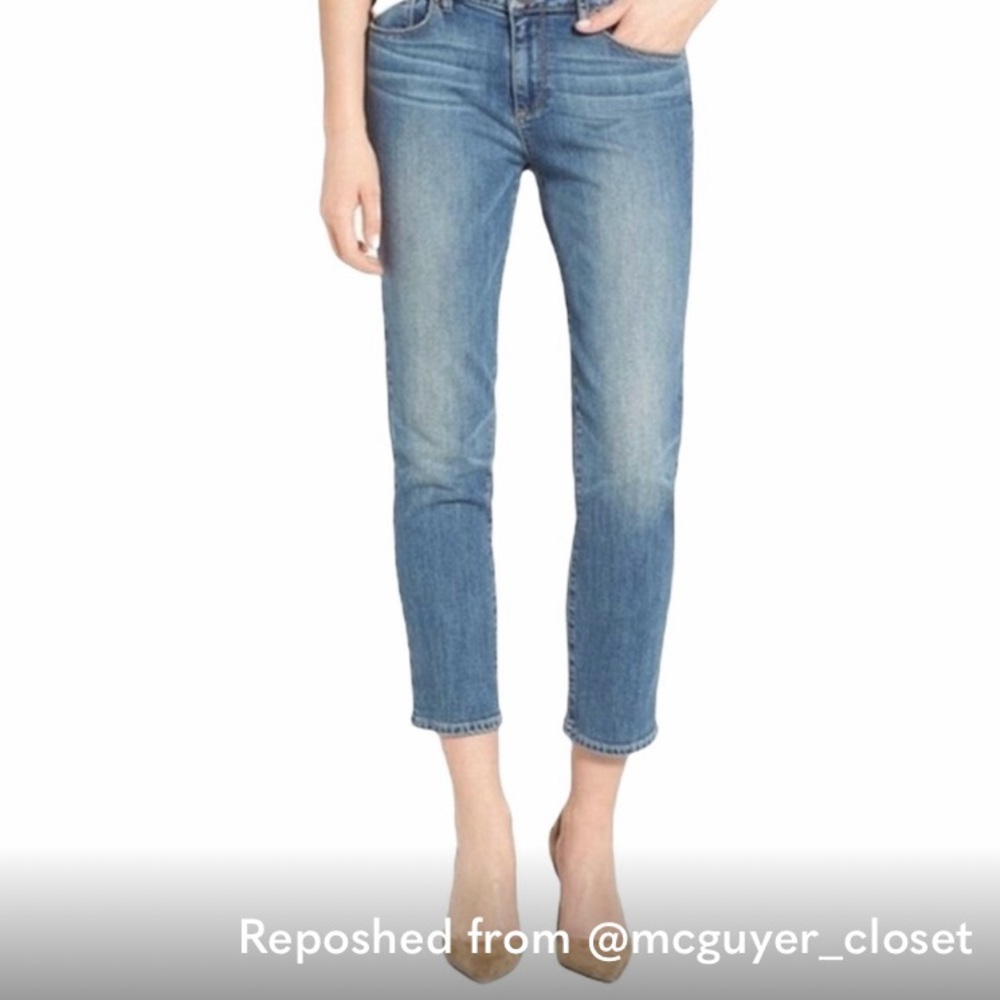 🔥 PAIGE Jimmy Jimmy Crop Jeans Clara 29